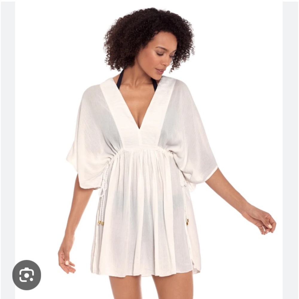 Lauren Ralph Lauren Crinkle Rayon cover up tunic